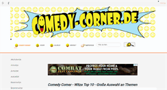 Desktop Screenshot of comedy-corner.de