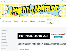 Tablet Screenshot of comedy-corner.de